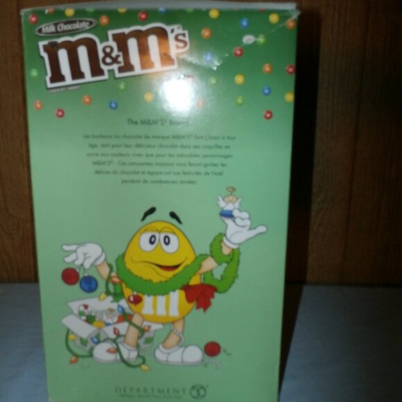 VTG Dept 56 M&M's Chocolate Candy Factory Lighted House w/Dish **New w/ Box - Picture 15 of 15
